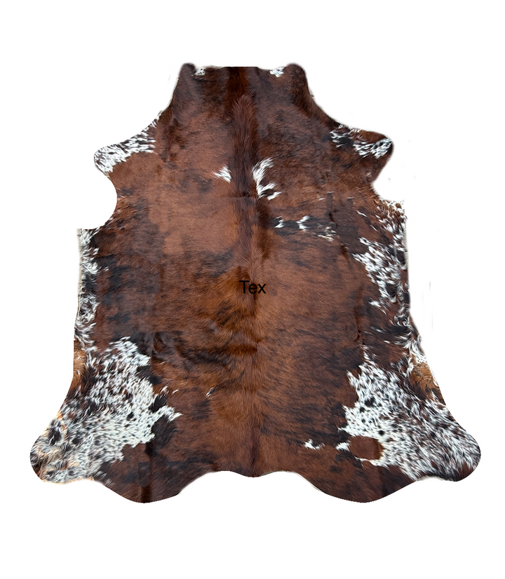 Premium Cowhide Rug 428  223cm x 210cm (88" x 83") - cowhiderugslondon.co.uk