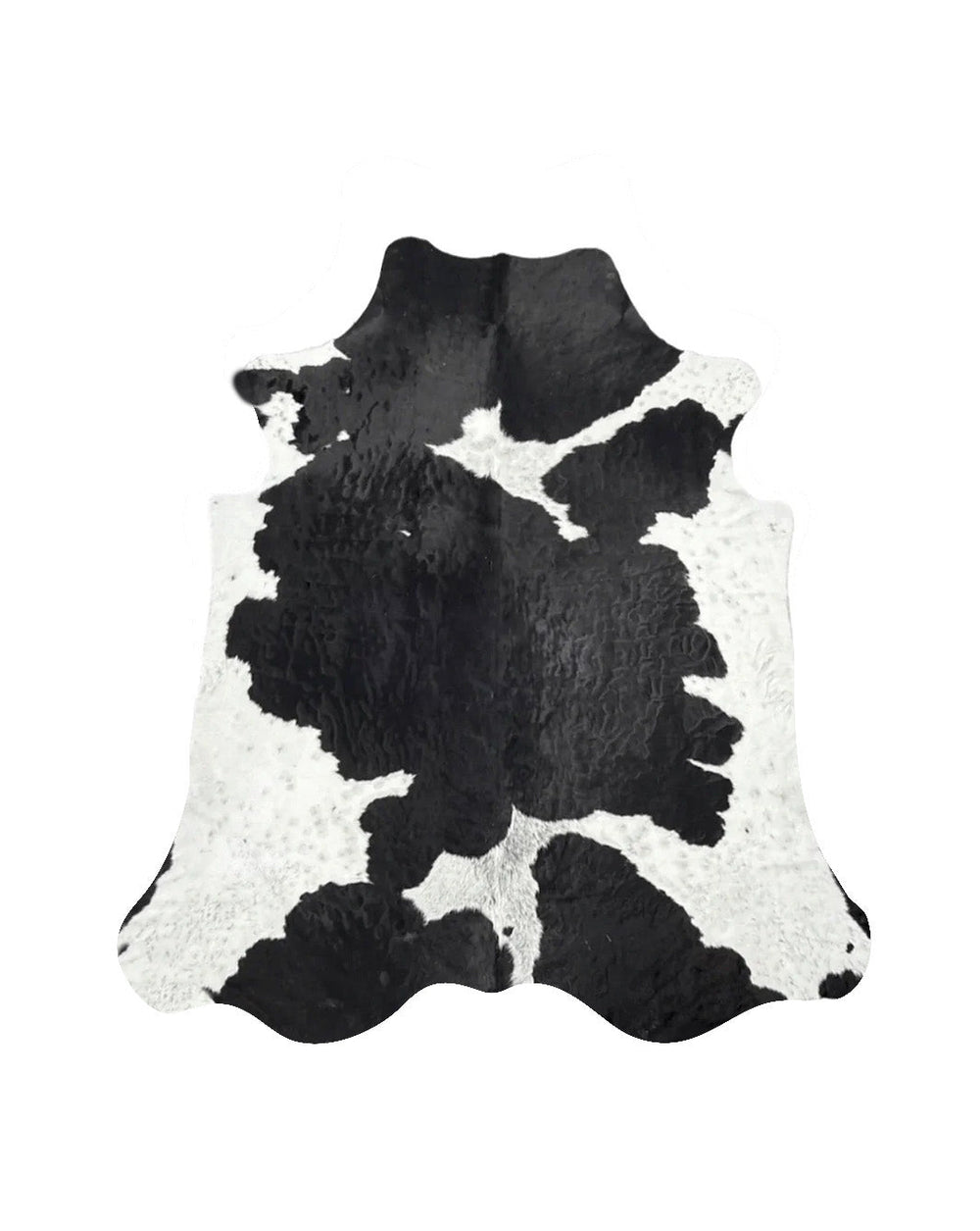 Black and white cowhide rug Extra large