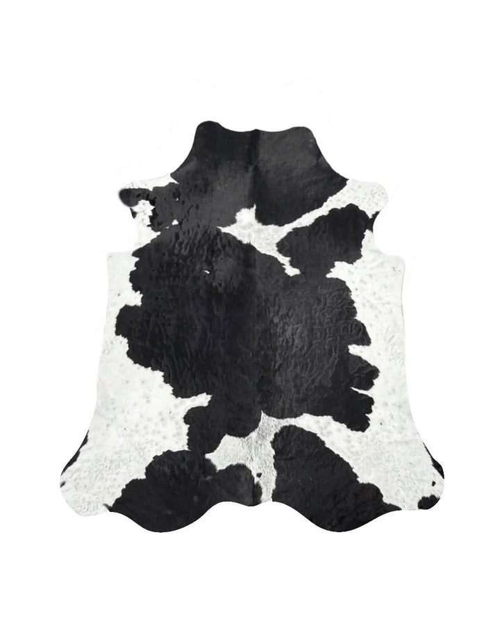 Black and white cowhide rug Extra large