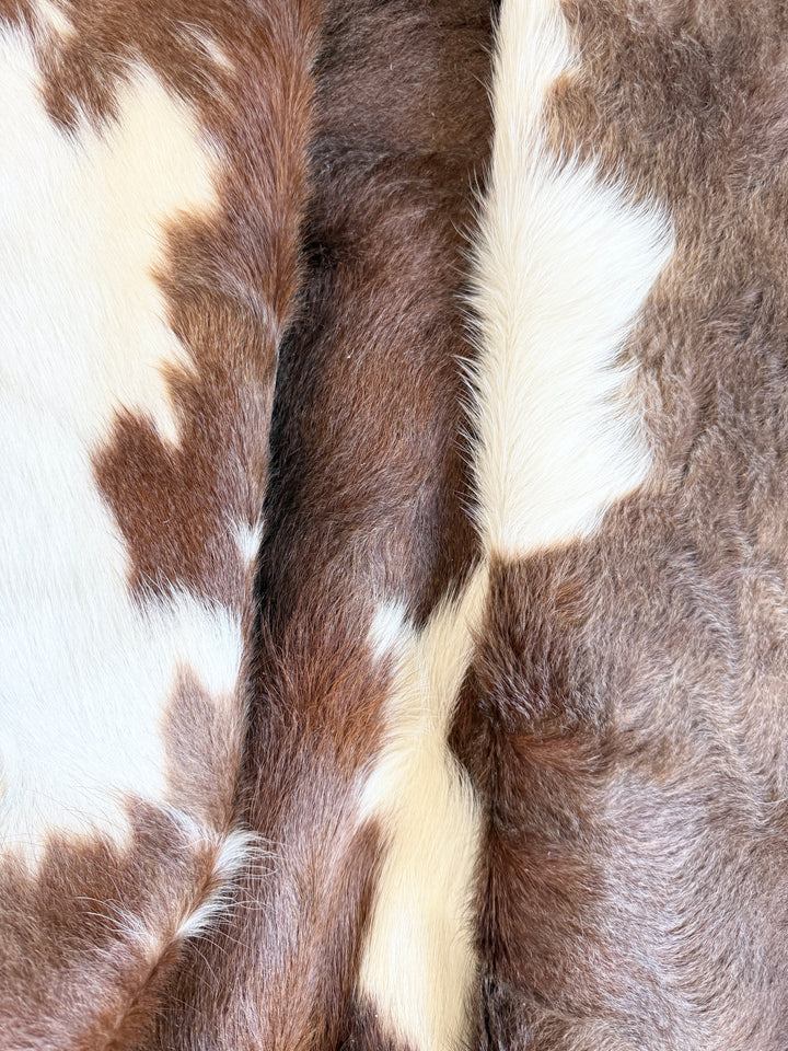 Cowhide Rug Premium AM268     202cm x 199cm - cowhiderugslondon.co.uk