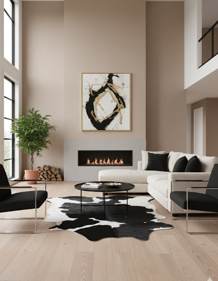 Premium Cowhide Rug  62456  245cm x 215cm (94" x 85")