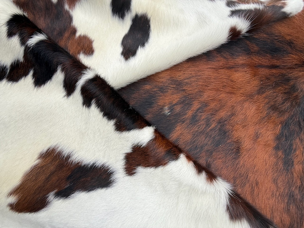 Premium Cowhide Rug  13647.  240cm x 218cm (94" x 86") - cowhiderugslondon.co.uk