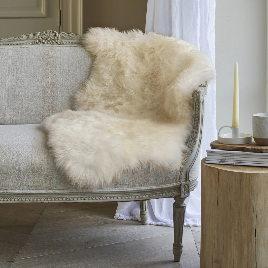 White  Sheepskin Rug - cowhiderugslondon.co.uk