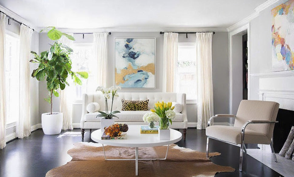 Cowhide Rug in Different Environments - cowhiderugslondon.co.uk