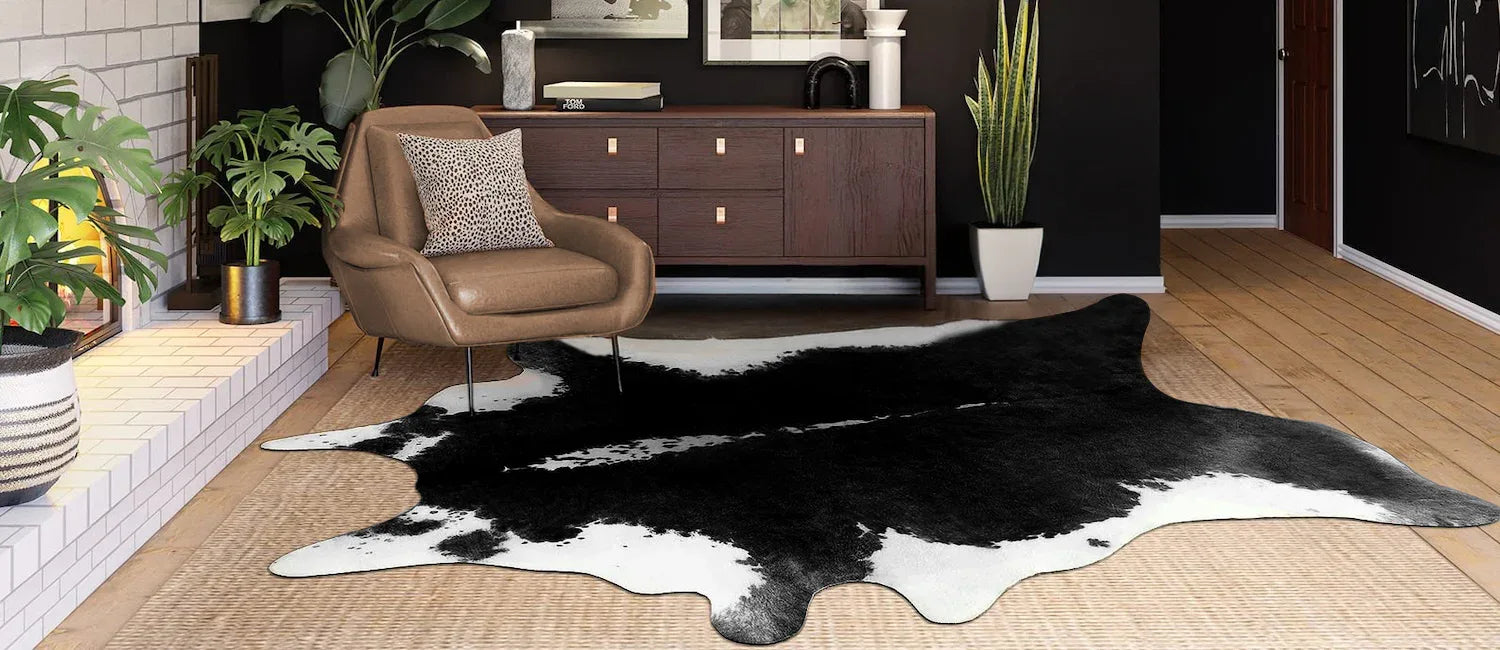 COWHIDE RUGS BLACK & WHITE - cowhiderugslondon.co.uk