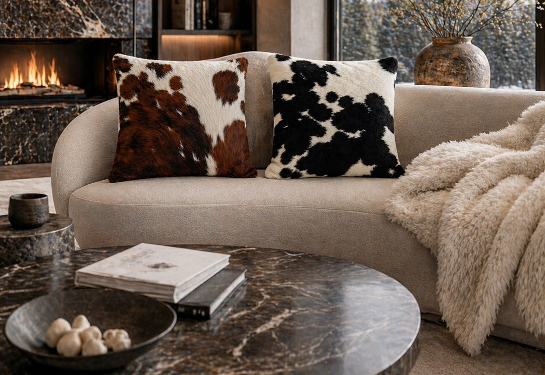 Cowhide Cushions 39x39 - cowhiderugslondon.co.uk