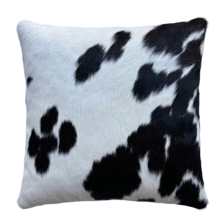 Black and white cushion. 