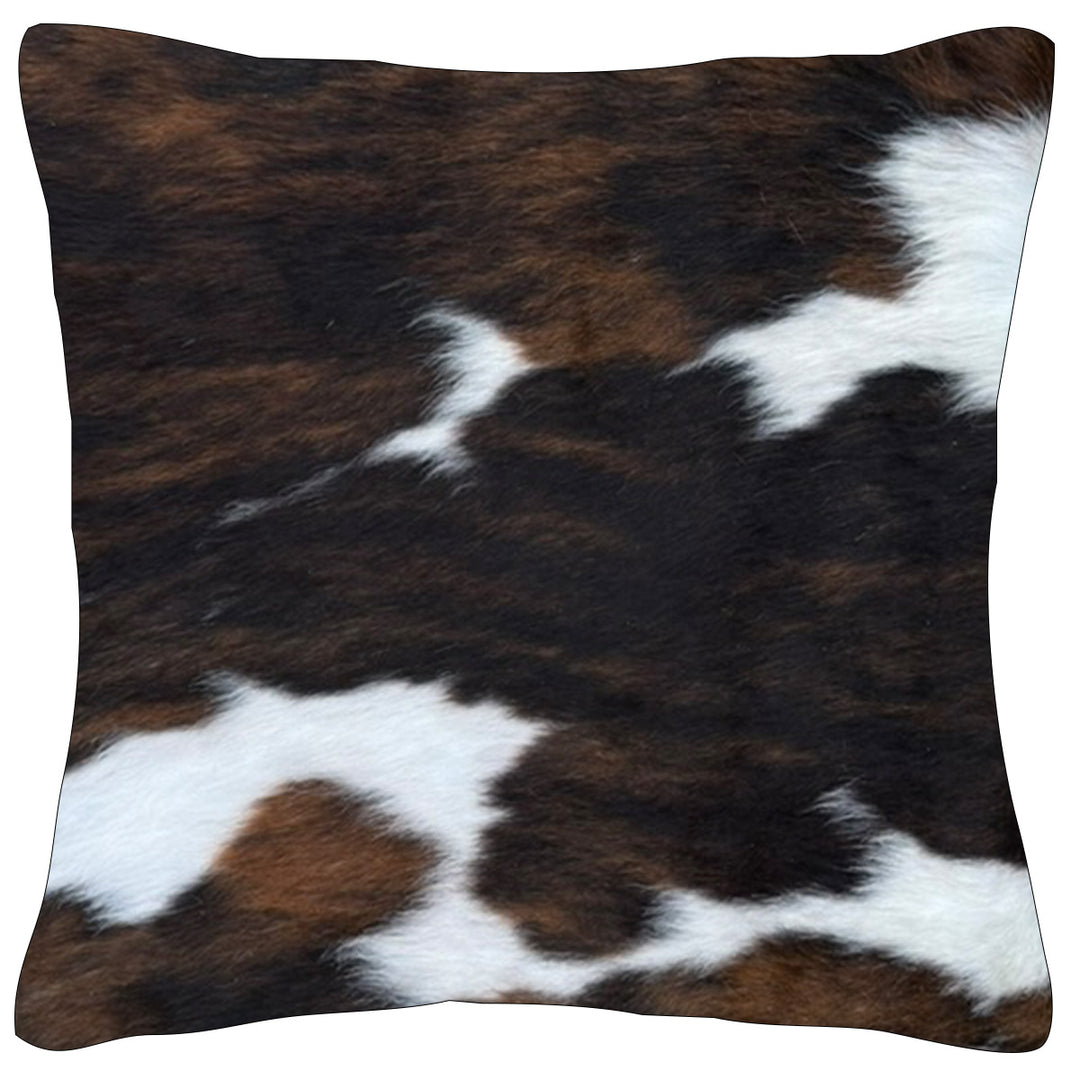 Cowhide cushion reverse Suedette 39cm X 39cm - cowhiderugslondon.co.uk