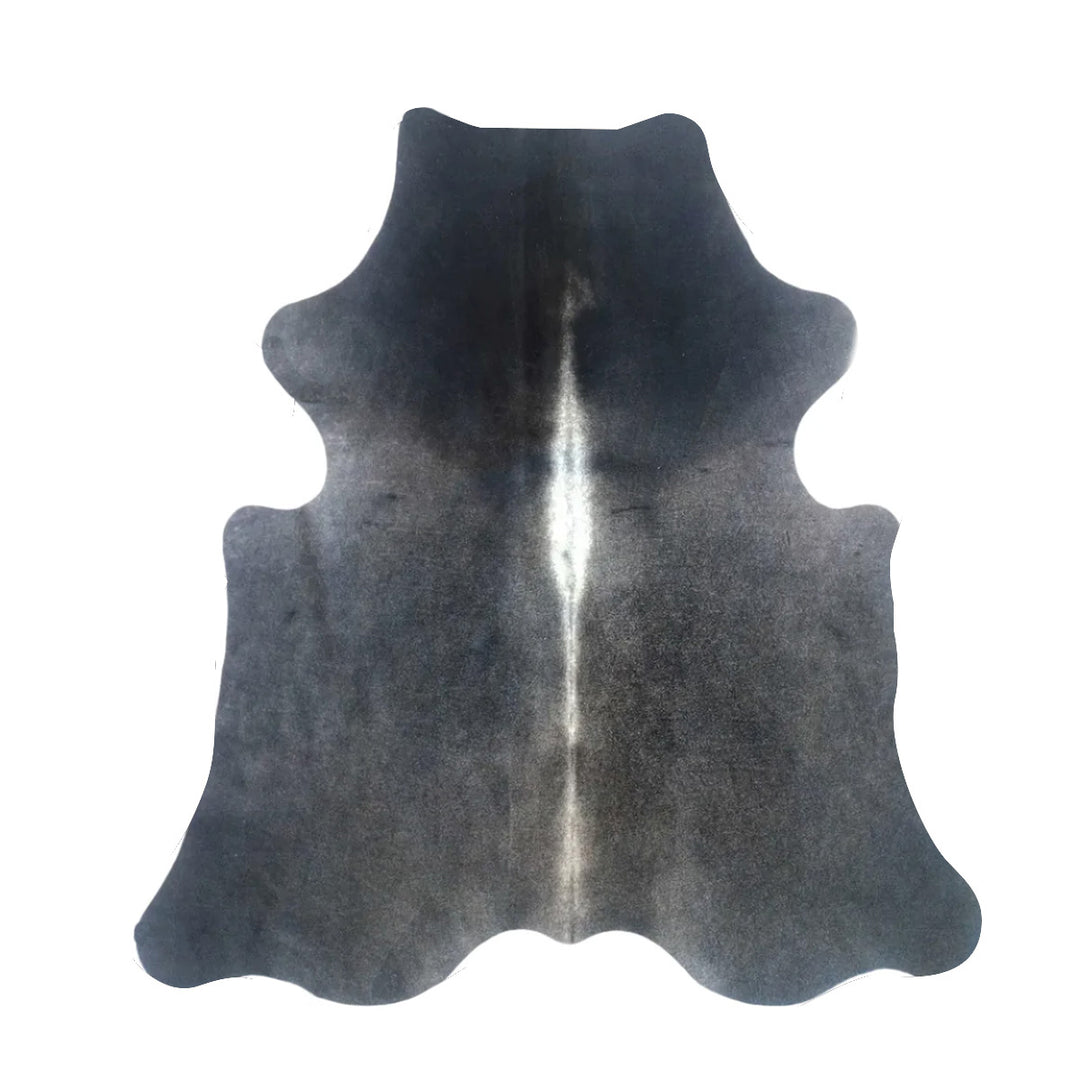 cowhide rug grey small