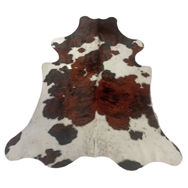 Premium Cowhide Rug from Cowhide Rugs London, 207cm x 190cm, natural cowhide with unique pattern and rich texture.