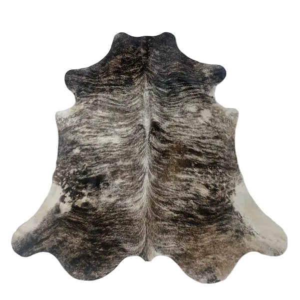 Large premium cowhide rug by Cowhide Rugs London, 212cm x 208cm with natural cowhide pattern and rich texture.