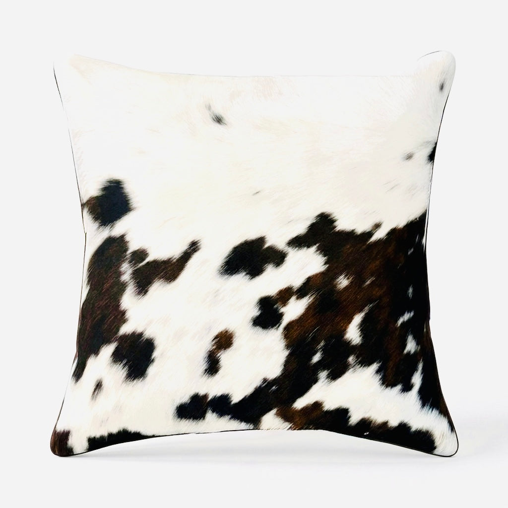 Cowhide cushion reverse Suedette 49cm X 49cm