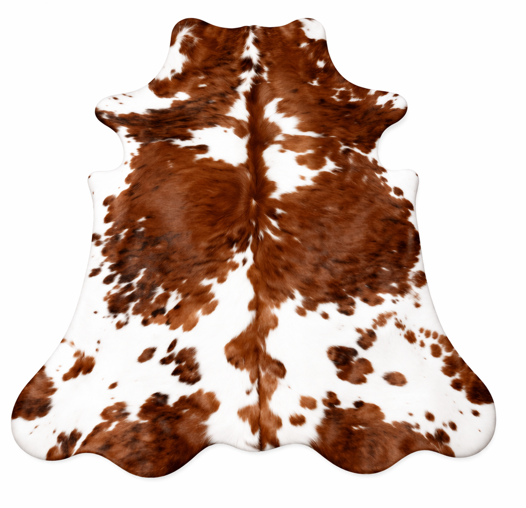 Premium Cowhide Rug N2545    240cm x 214cm (95" x 84") XXL - cowhiderugslondon.co.uk