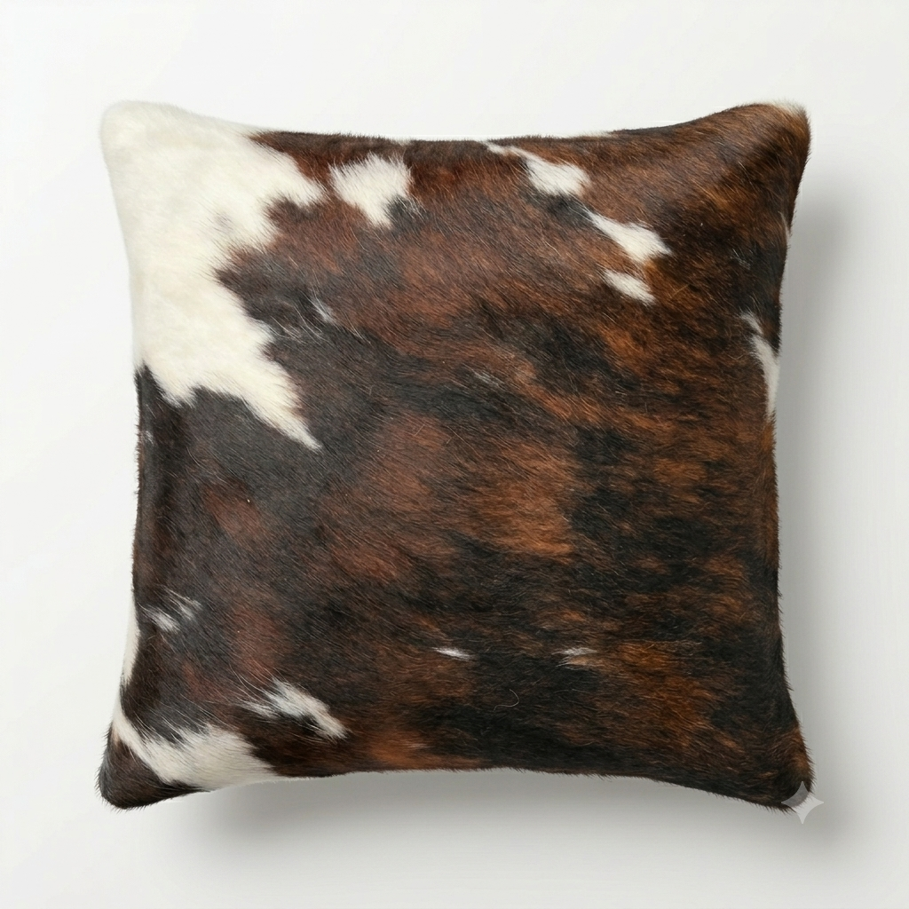 Cowhide cushion reverse Suedette 49cm X 49cm CH10