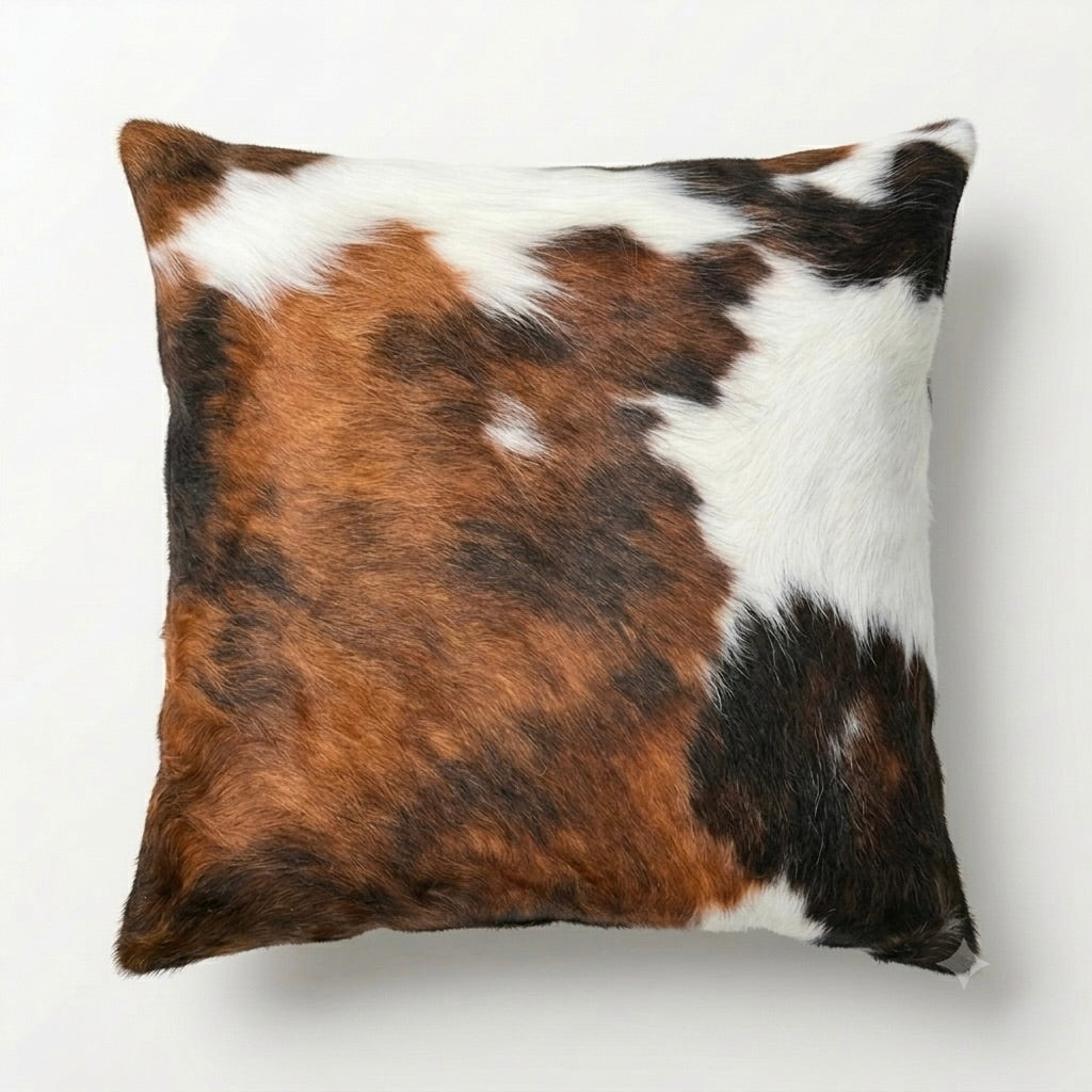 Cowhide cushion reverse Suedette 49cm X 49cm CH16