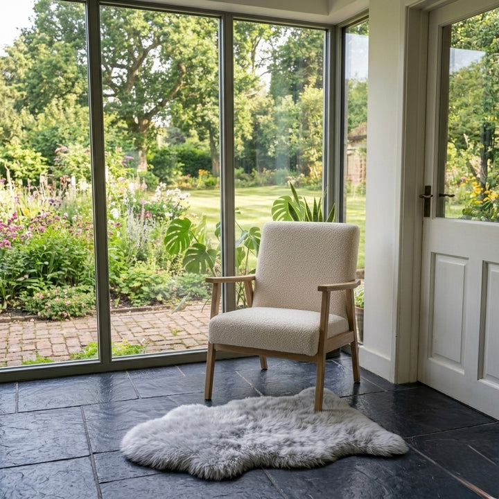 Sheepskin Rug Light Grey