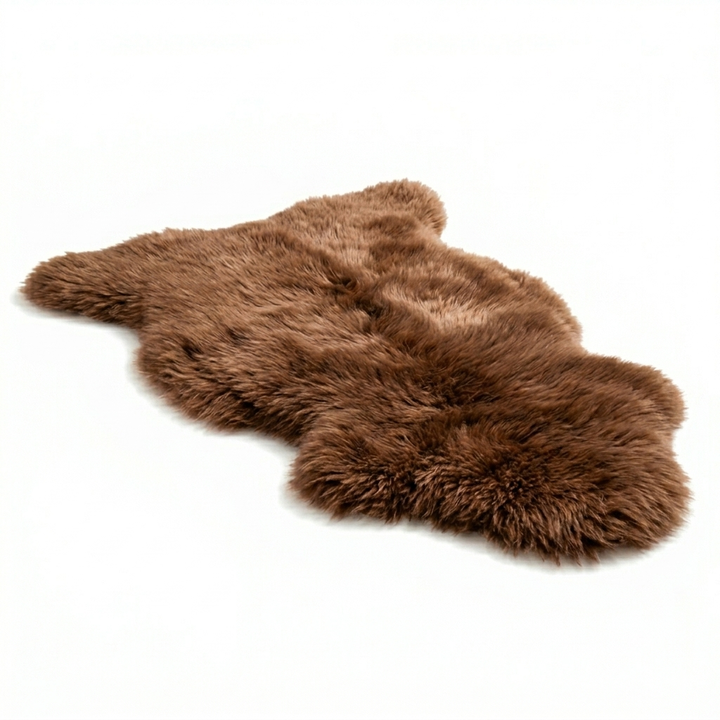 Sheepskin Rug  Brown