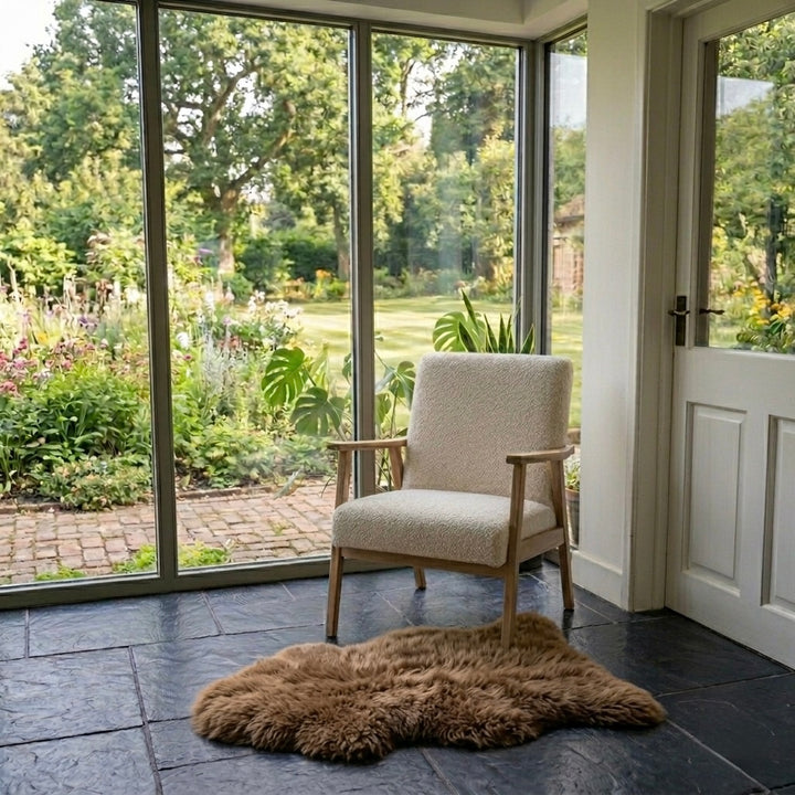 Sheepskin Rug  Brown