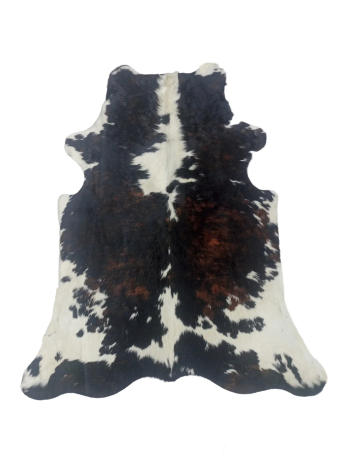 Cowhide Rug Premium  1208  187cm x 155cm Tricolour