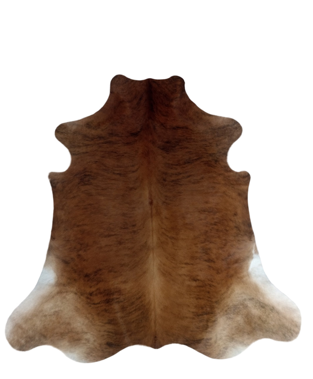 Brown cowhide rug 