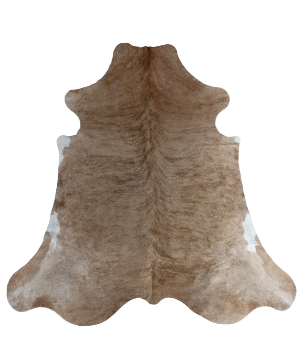 Brown cowhide rug Extra Large