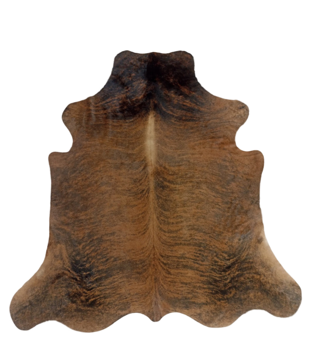 Brown cowhide rug 