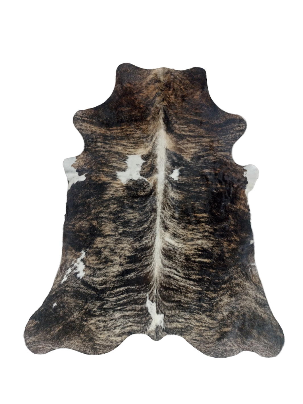 cowhide rug brown extra large