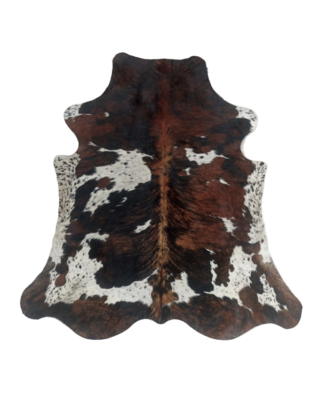 cowhide rug tricolour extra large