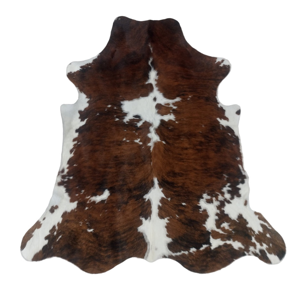 Large premium cowhide rug by Cowhide Rugs London, 237cm x 214cm, natural cowhide pattern, over £200 collection.