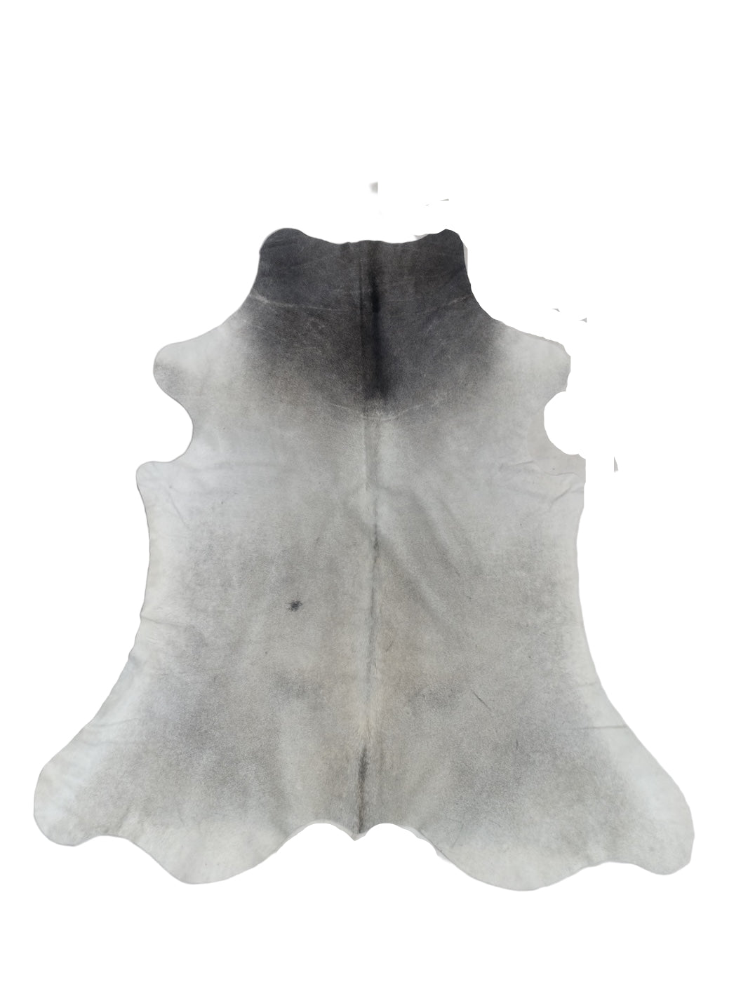Grey cowhide rug