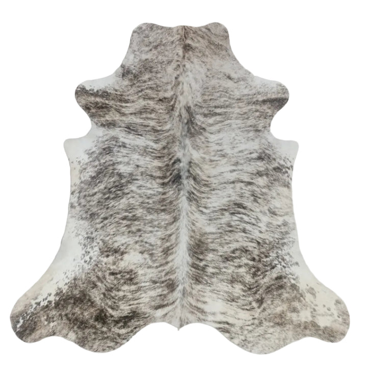 cowhide rug grey