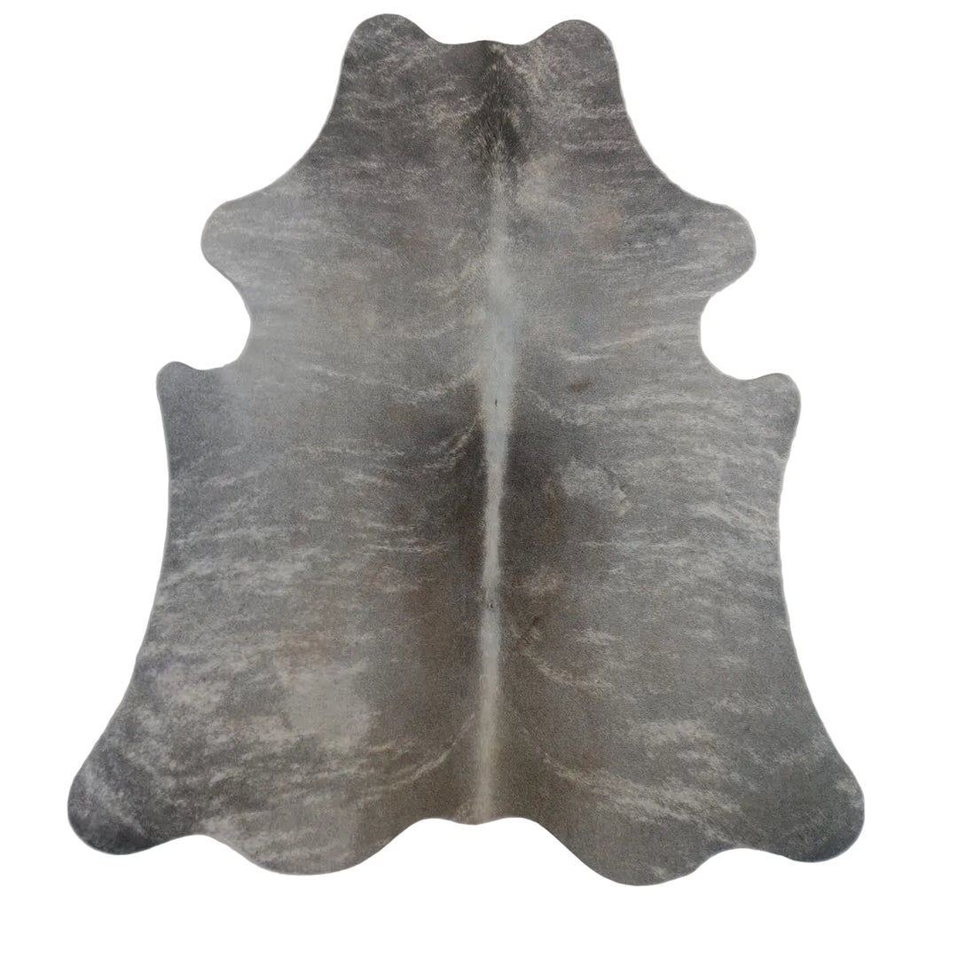 cowhide rug grey