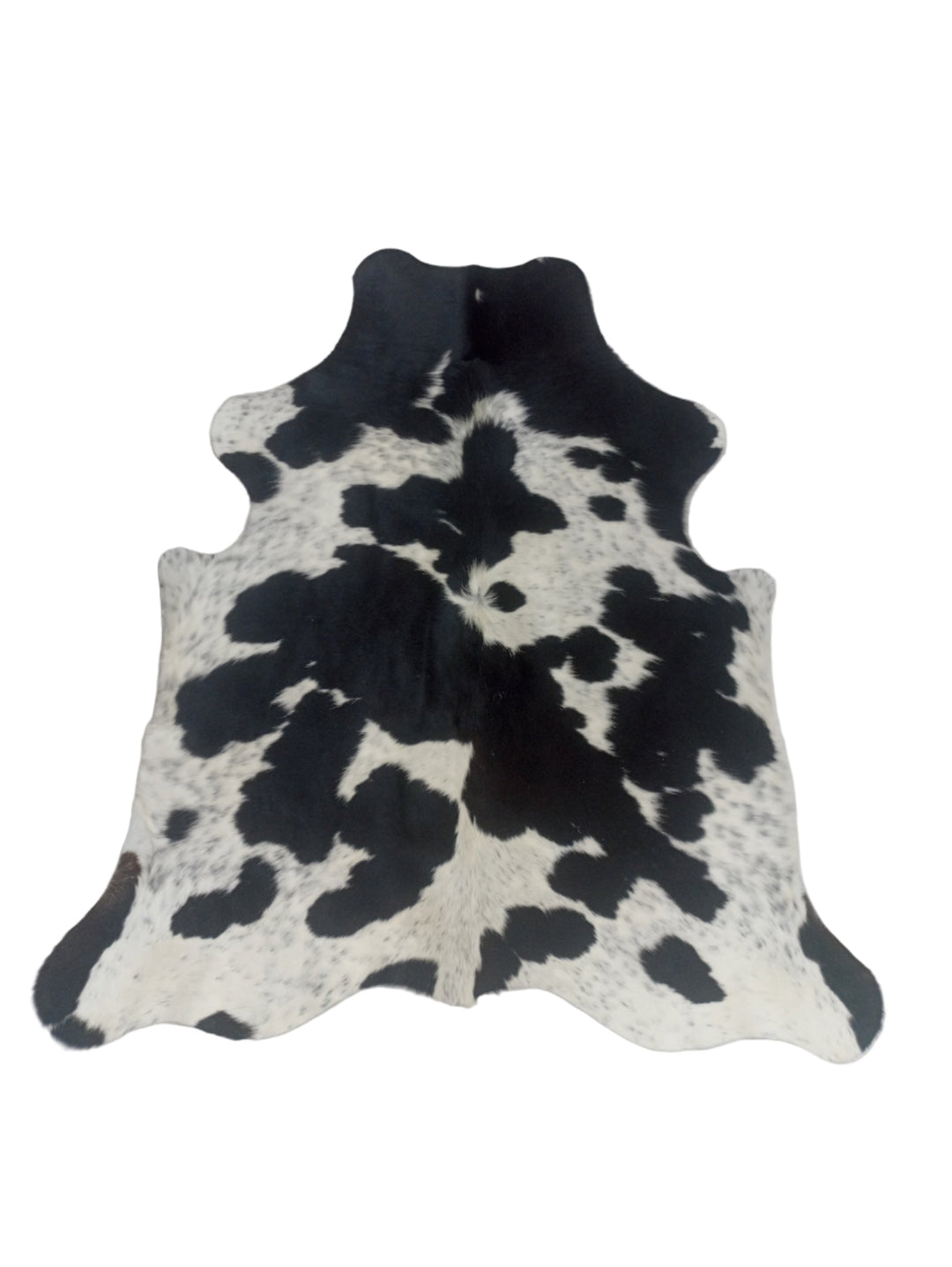 cowhide rug black and white 