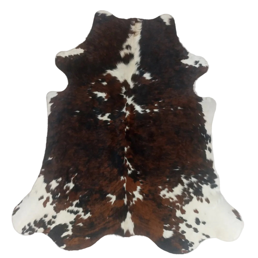 cowhide rug tricolour