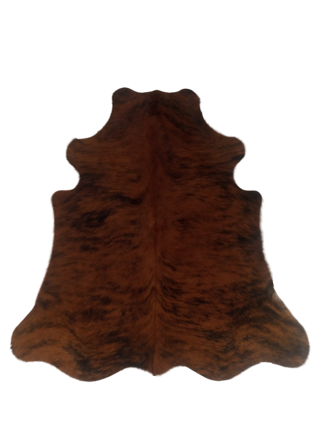 Brown cowhide rug 