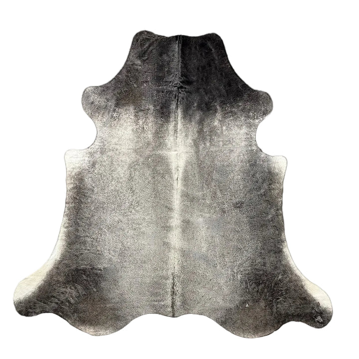 grey cowhide rug