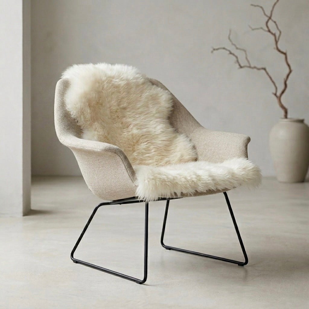 Ivory Sheepskin Rug