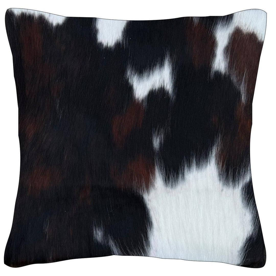 Cowhide Cushions by Cowhide Rugs London featuring a 39cm x 39cm Cowhide cushion with reverse Suedette finish.
