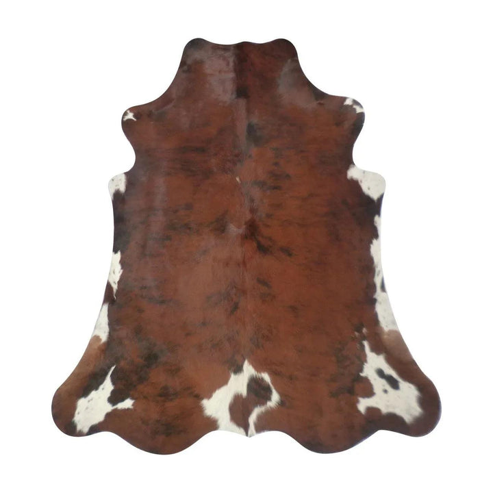 Premium Cowhide Rug DM430 from Cowhide Rugs London, natural cowhide with 207cm x 184cm size and unique pattern.