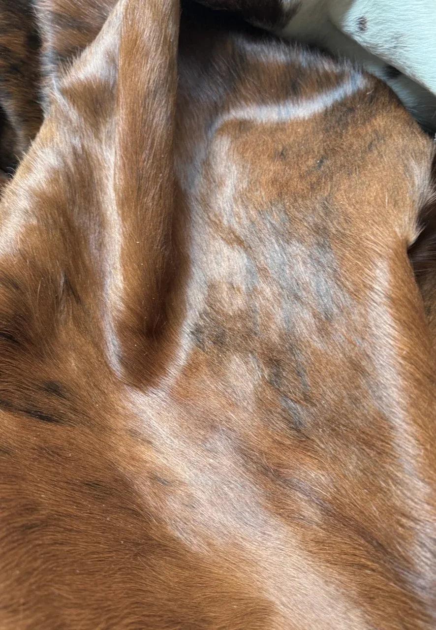 Premium Cowhide Rug from Cowhide Rugs London, 239cm x 190cm, natural cowhide pattern, soft and durable luxury rug.