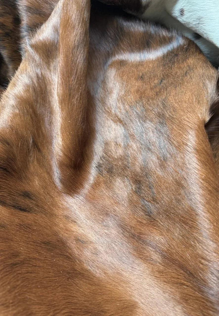 Premium Cowhide Rug from Cowhide Rugs London, 239cm x 190cm, natural cowhide pattern, soft and durable luxury rug.