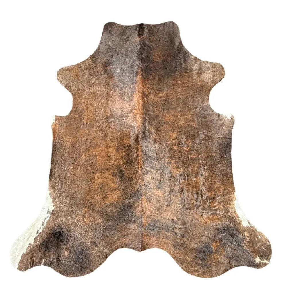 Premium Cowhide Rug from Cowhide Rugs London, showcasing natural cowhide pattern in a large 248cm x 220cm size.
