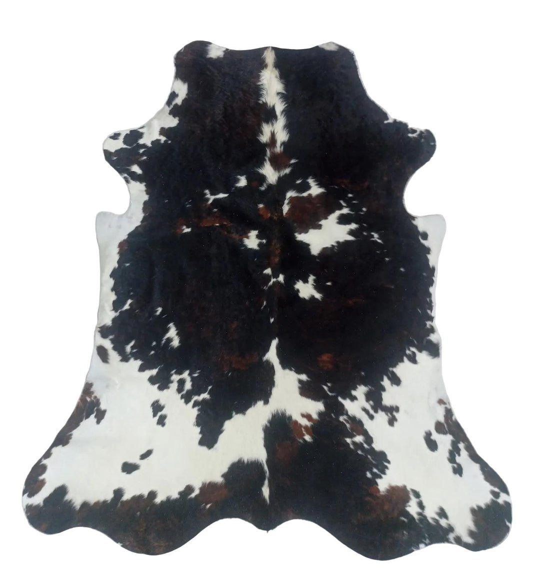 Premium Cowhide Rug from Cowhide Rugs London, XXL size 230cm x 192cm, natural cowhide with unique pattern and texture.