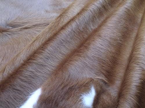 Premium Cowhide Rug from Cowhide Rugs London, natural cowhide with unique markings, measuring 200cm by 180cm, stylish and durable.