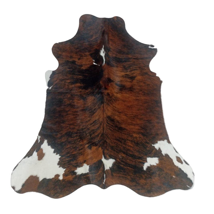 Premium Cowhide Rug from Cowhide Rugs London, natural cowhide with black and white pattern, 192cm x 164cm size.