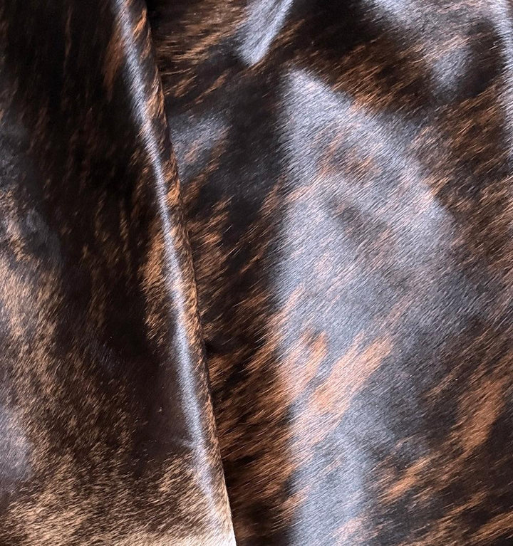 Premium Cowhide Rug by Cowhide Rugs London, 212cm x 177cm, natural cowhide with unique pattern and texture.