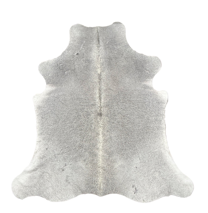 cowhide rug grey