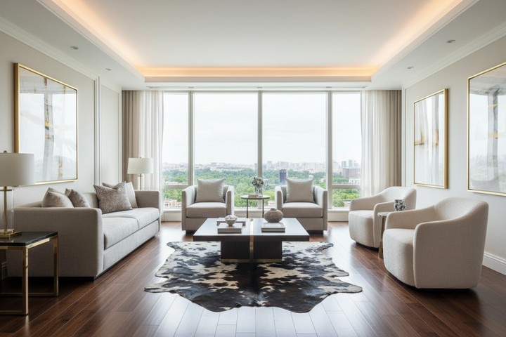 Cowhide Rug  6474 195cm x 180cm