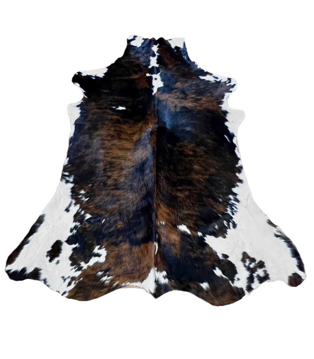 Cowhide Rugs London cowhide rug AU92, 200cm x 170cm, natural hide with distinctive brown and white pattern