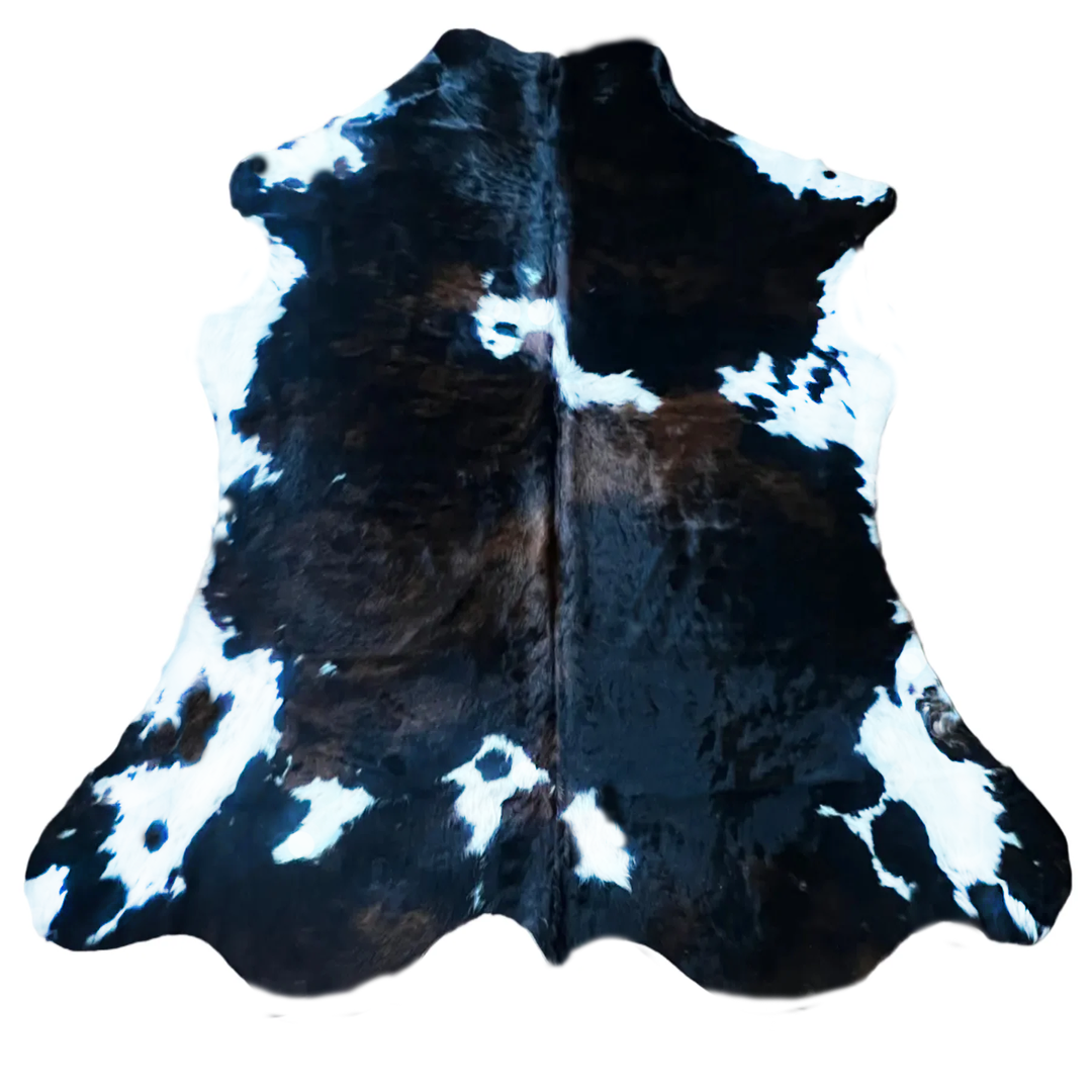 cowhide rug extra large tricolour